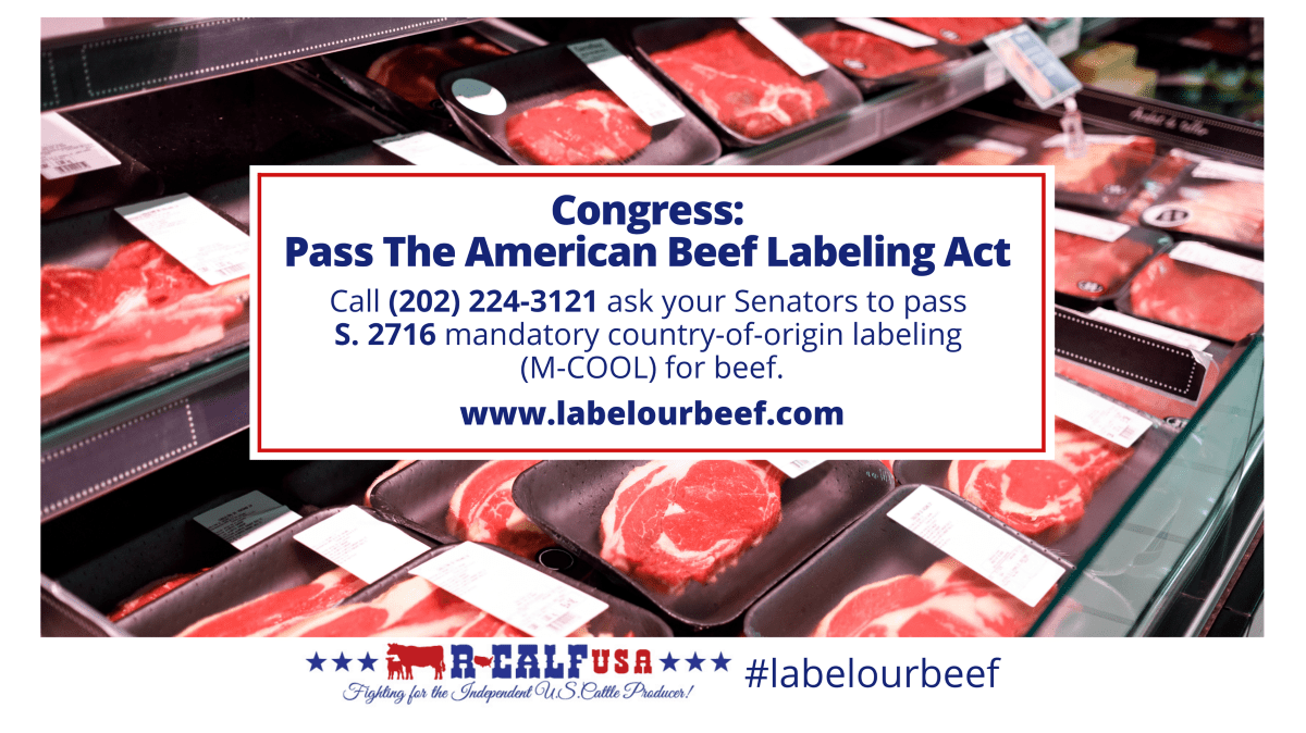 Help Pass the American Beef Labeling Act