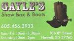 Gayle's Show Box & Boots
